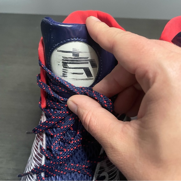 Li-Ning YuShuai 11 Evan Turner Red, White, Blue Men's Basketball Shoe US Size 12 - Picture 5 of 12